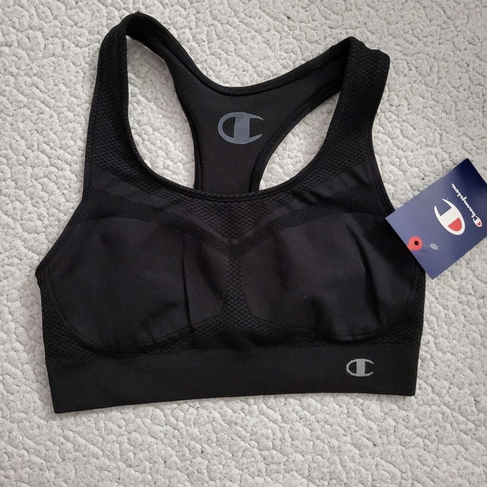 Champion Black Sports Bra Intimates & Sleepwear